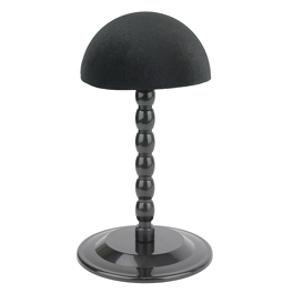 Velvet wig stand - black