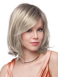 Peruka z włosów syntetycznych kasztanowy brąz z odrostem LUCKY # auburn/rooted*