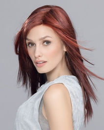 Peruka długa damska syntetyczna ciepły brąz z karmelowymi refleksami CODE MONO PART # hotchocolate/mix