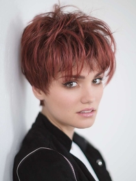 Peruka z włosów syntetycznych ciepły tytoniowy brąz z odrostem SURF ONE # tobacco/rooted*