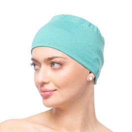 Lekki i delikatny miętowy turban VIOLET PLUS # mint