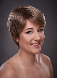 Peruka syntetyczna ciemny brąz z jasnymi refleksami IRMINA # 33/29T