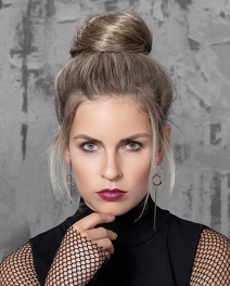 Wygodna dopinka typu koczek ciemny blond 12cm PICCOLO # dark blonde*