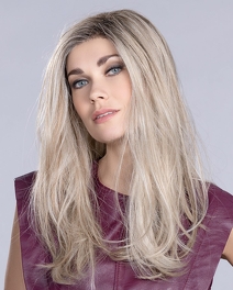 Peruka syntetyczna termoodporna czekoladowy brąz z odrostem VITA MONO PART # chocolate/rooted