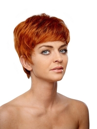 Peruka z włosów syntetycznych rozświetlony brąz LOST # 123/637TR