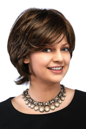 Peruka syntetyczna wyrazisty rudy HERMIONA # 23N