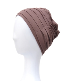 Lekki i komfortowy brązowy turban ZUZA # 220*