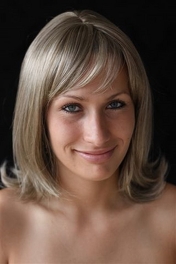 Peruka imprezowa mahoniowy brąz karnawałowa MODEL 1256 # 33A