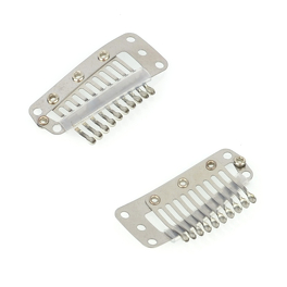 Large silver J clip