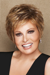 Peruka z włosów syntetycznych bardzo ciemny brąz BOSTON MONO # 6/4*