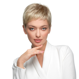 Synthetic brown wig with roots women's WISE #8/14/6R