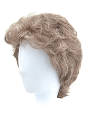 Peruka męska z włosów syntetycznych popielaty brąz z siwymi refleksami JEAN-LUC # 38