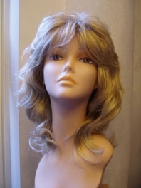 Peruka okazjonalna imprezowa jasny blond MAKI # 24BT613