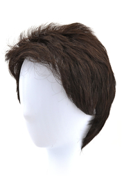 Peruka z włosów syntetycznych siwa THEO MONO # 60/56