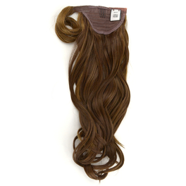 Dopinka z kręconych włosów syntetycznych orzechowy brąz 45cm LONG ME CURLS # 830/131/14
