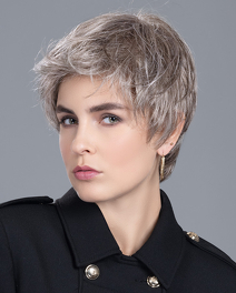 Półperuka syntetyczna na delikatnej tiulowej bazie bursztynowy blond CLOSE # bernstein/mix