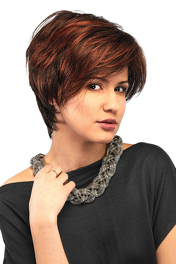 Peruka z włosów syntetycznych średni brąz średni brąz MAISSA # 8/12/10