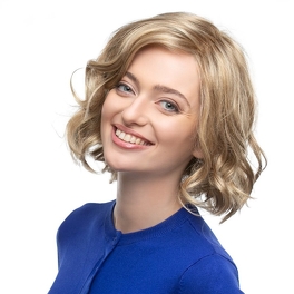 Peruka syntetyczna ciepły blond MACAROON # 26/27/19/8R