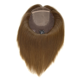 Slavic dark brown 100% natural hair topper 20cm #4/8