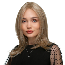 Peruka z włosów syntetycznych termoodporna blond z odrostem MODEST # 14/16/8R