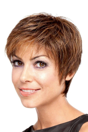 Peruka z włosów syntetycznych ciemny rudy z miedzianą poświatą ZIZI FUTURA MONO # darkcopper/mix*