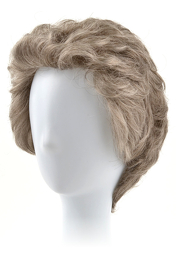 Peruka syntetyczna jasny brąz z siwizną CARLO MONO # M38S