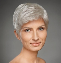 Women's synthetic wig dark red with roots ZARA LIFE #130/31/4R