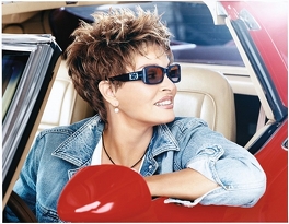 Peruka z włosów syntetycznych miedziany brąz RIO MONO # irish/mix*