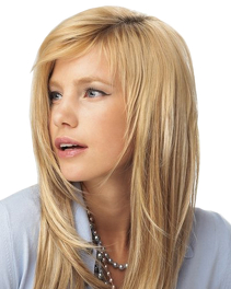 Dopinka z włosa syntetycznego do przedłużania i zagęszczania ruda CLIP IN # copper/mix