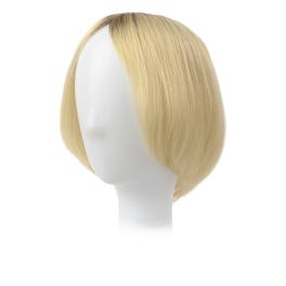 Women's natural Slavic hair topper in brown GALEA 20cm #6/8/30