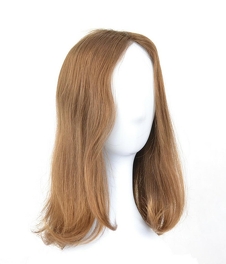 Topper z naturalnych włosów słowiańskich ciemny blond z refleksami STILLA 35cm # 8/12+12/14H