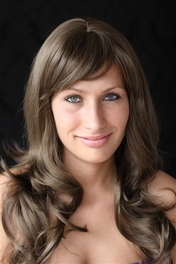 Peruka imprezowa karnawałowa ciemny blond MODEL 8813 # 12TT26