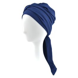 Elegancki i modny granatowy turban VENICE # 78 granat*