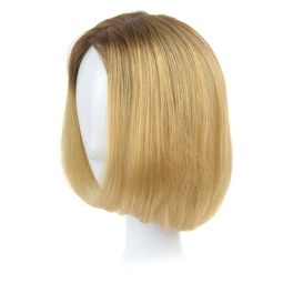 Topper naturalny z włosów słowiańskich blond z odrostem ombre ZOA 20cm # 6/8/10R+14/16