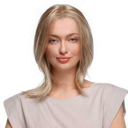Syntetyczna peruka na mniejszą głowę wielotonowy blond z ciemnym odrostem RISTRETTO SMALL # 10/14/80/8R