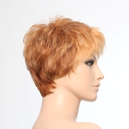 Krótka damska peruka syntetyczna rudy COOL LOOK # mango*
