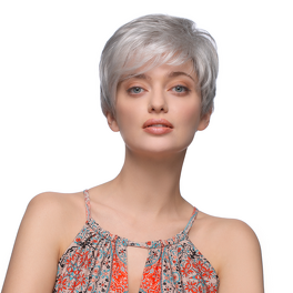 Synthetic wig in an elegant pixie hairstyle in chestnut brown PATTY #33/30.