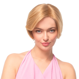 Women's wig made of natural Slavic virgin hair in blond LOA S #12R+14/16H