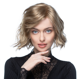 Damska peruka z włosów syntetycznych ciemny blond MORGANITE # 14/16