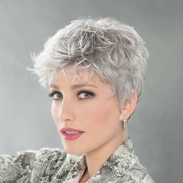 Peruka z włosów syntetycznych siwy "sól i pieprz" DOT # salt/pepper/mix