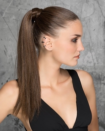 Długa treska z włosa syntetycznego odpornego na ciepło jasny brąz AQUA # light brown*