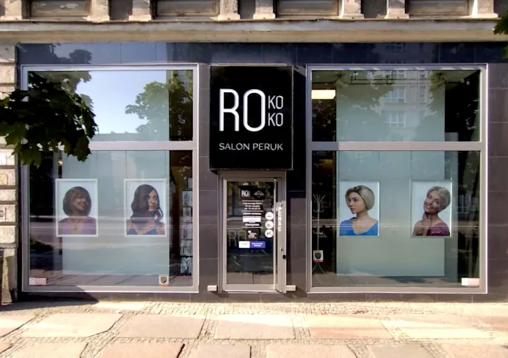 Salon z perukami Rokoko